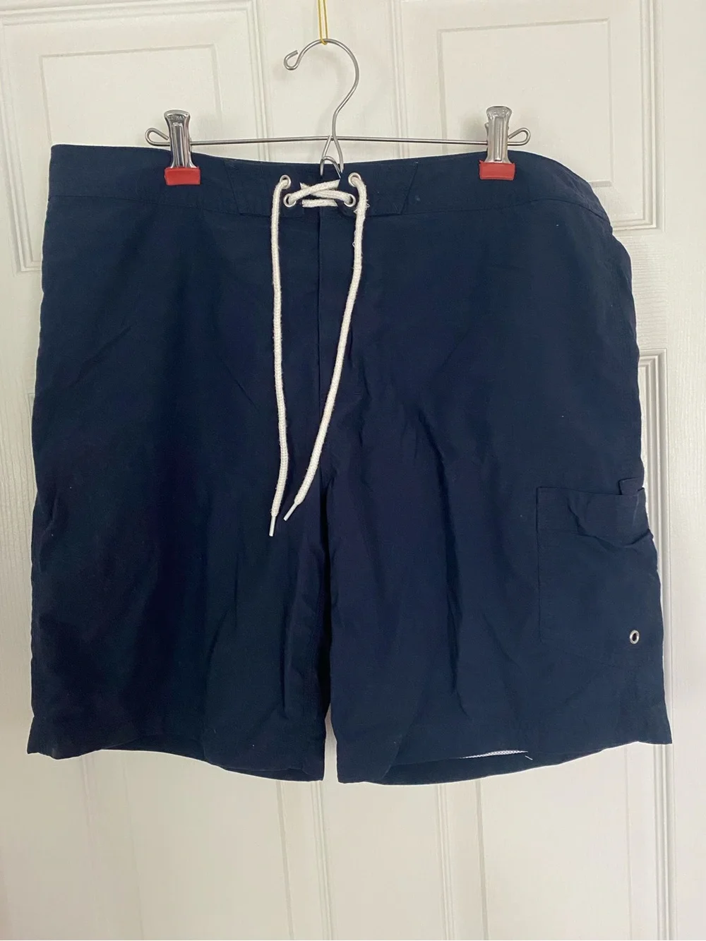 J.Crew Men's Navy Drawstring Swim Trunks